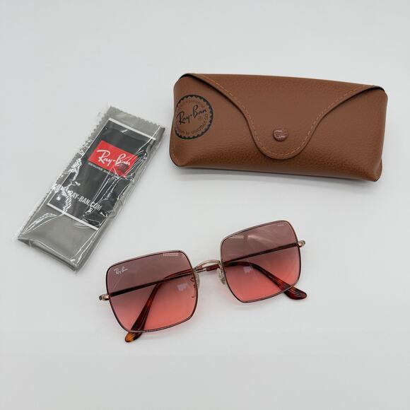 Ray-Ban | RB1971 Square Sunglasses Rose Gold Evolve Photochromic Red Bordeaux main image 5